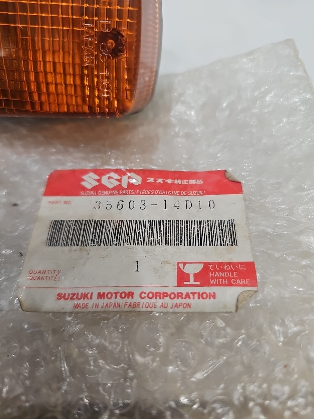 Turn Signal light For Suzuki Parts Rear for Motorcycle Part# 35603-14D10 - Image 3