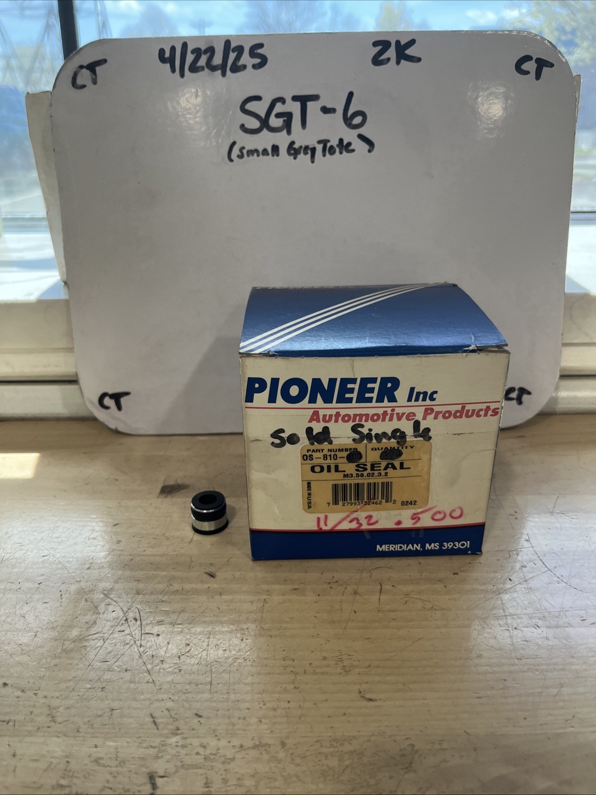 Valve Stem Seal Pioneer OS810-100 Sold Single