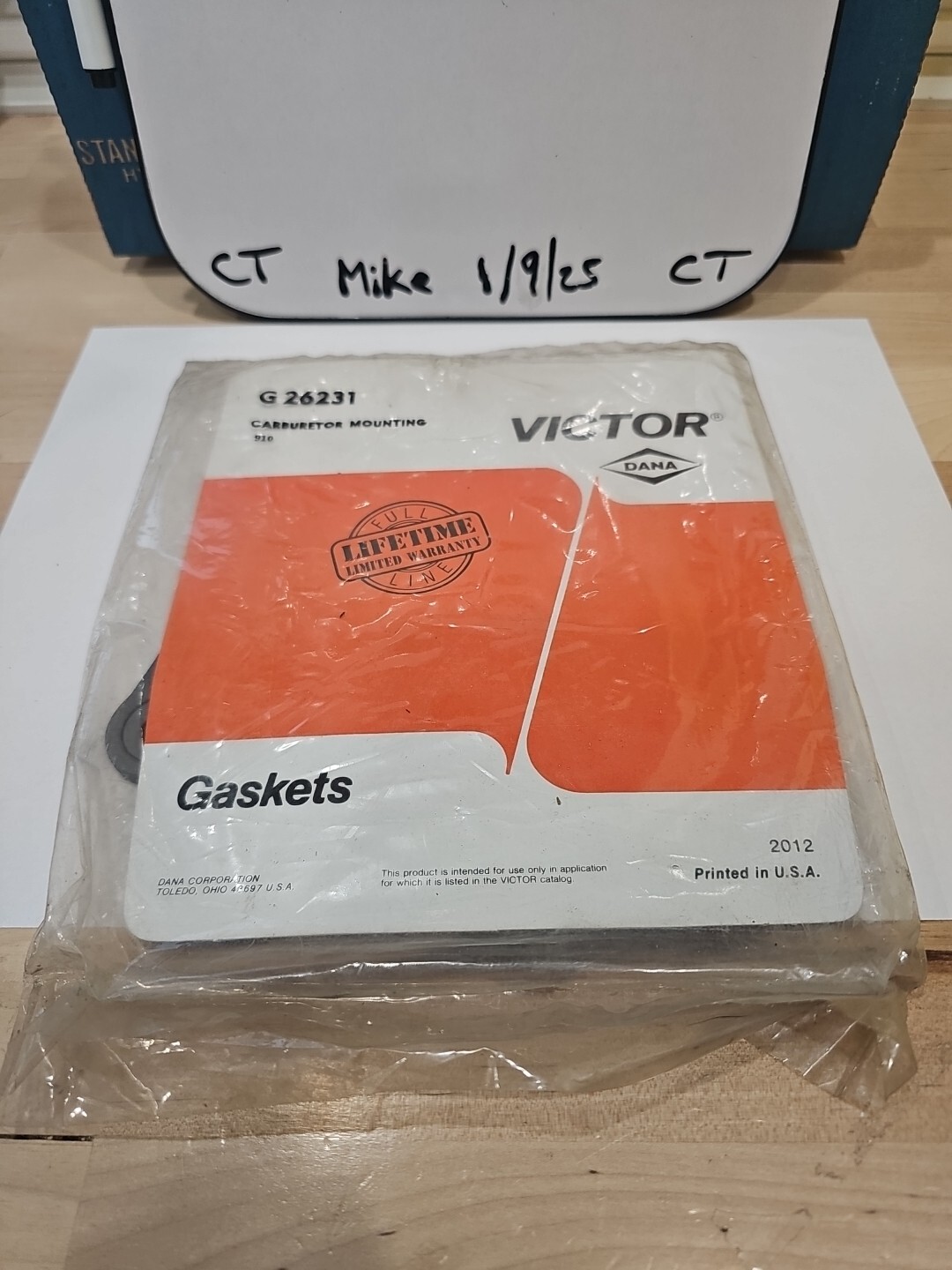 Victor Dana G26231 Carburetor Mounting Gasket