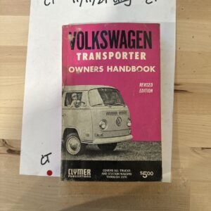 Volkswagen Transporter Owners Handbook Manual Trucks Station Wagons Clymer