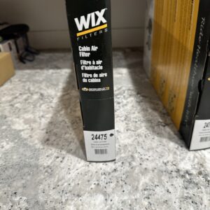 WIX 24475 Cabin Air Filter, Pack of 1