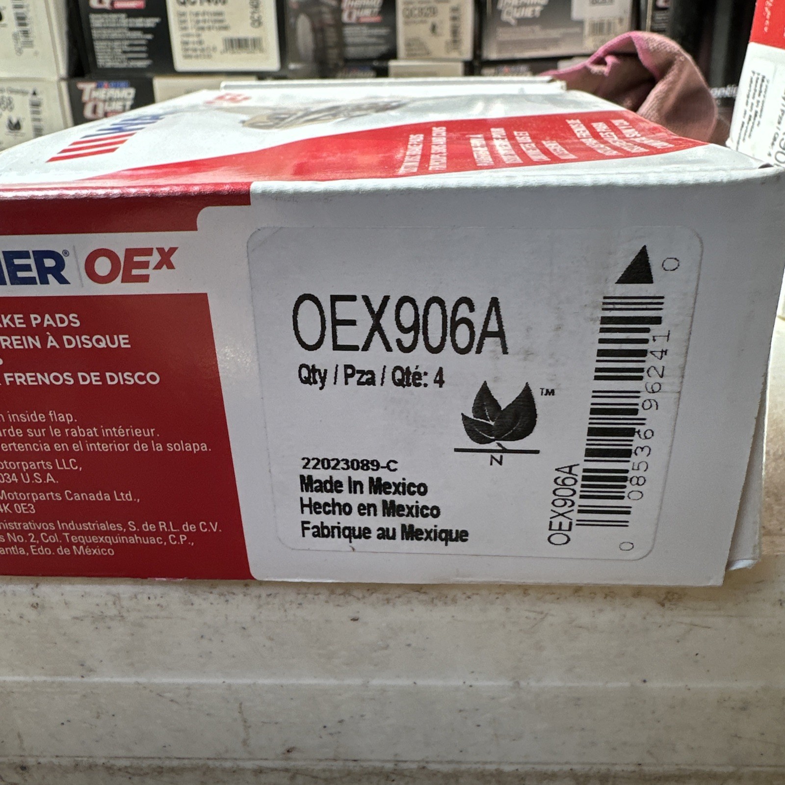 Wagner OEX906A Premium Ceramic Disc Pad - Image 3