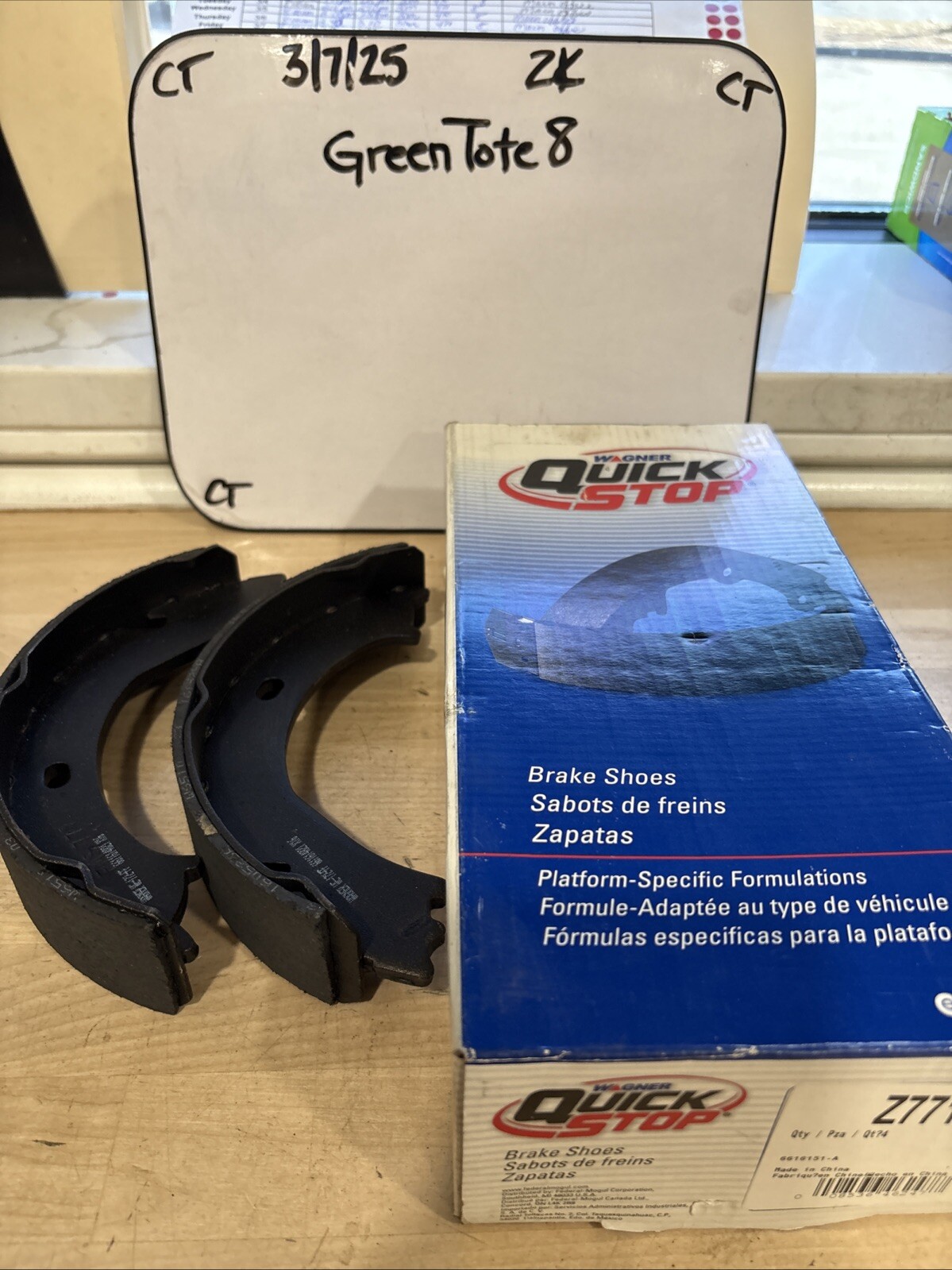 Wagner Quick Stop Brake Shoes Z771 By Federal Mogul