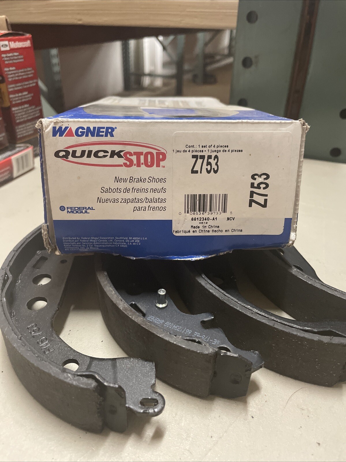 Wagner QuickStop Wagner Brake Z753 Brake Shoe - Image 4