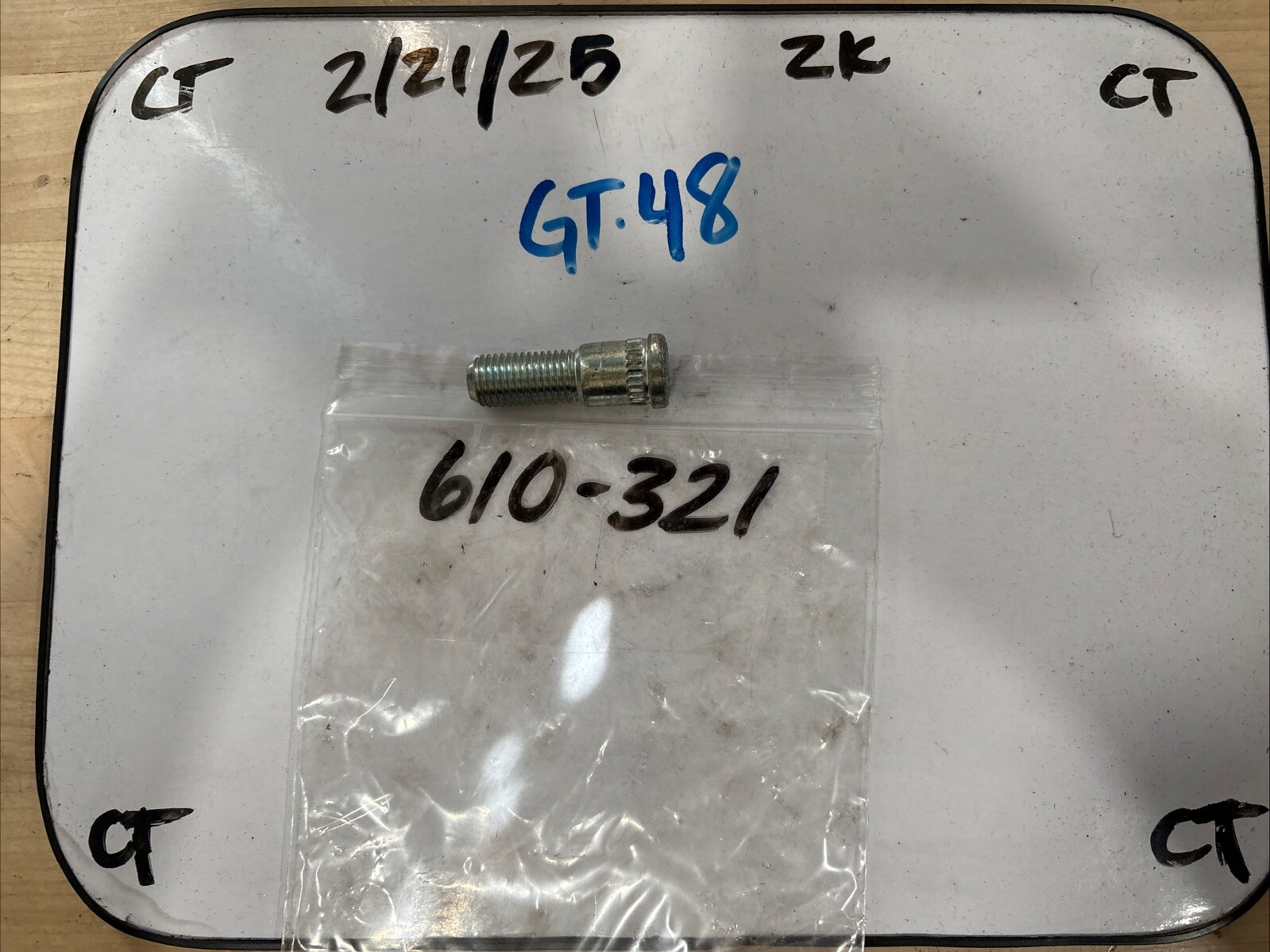 Wheel Lug Stud-Stud Front Dorman 610-321