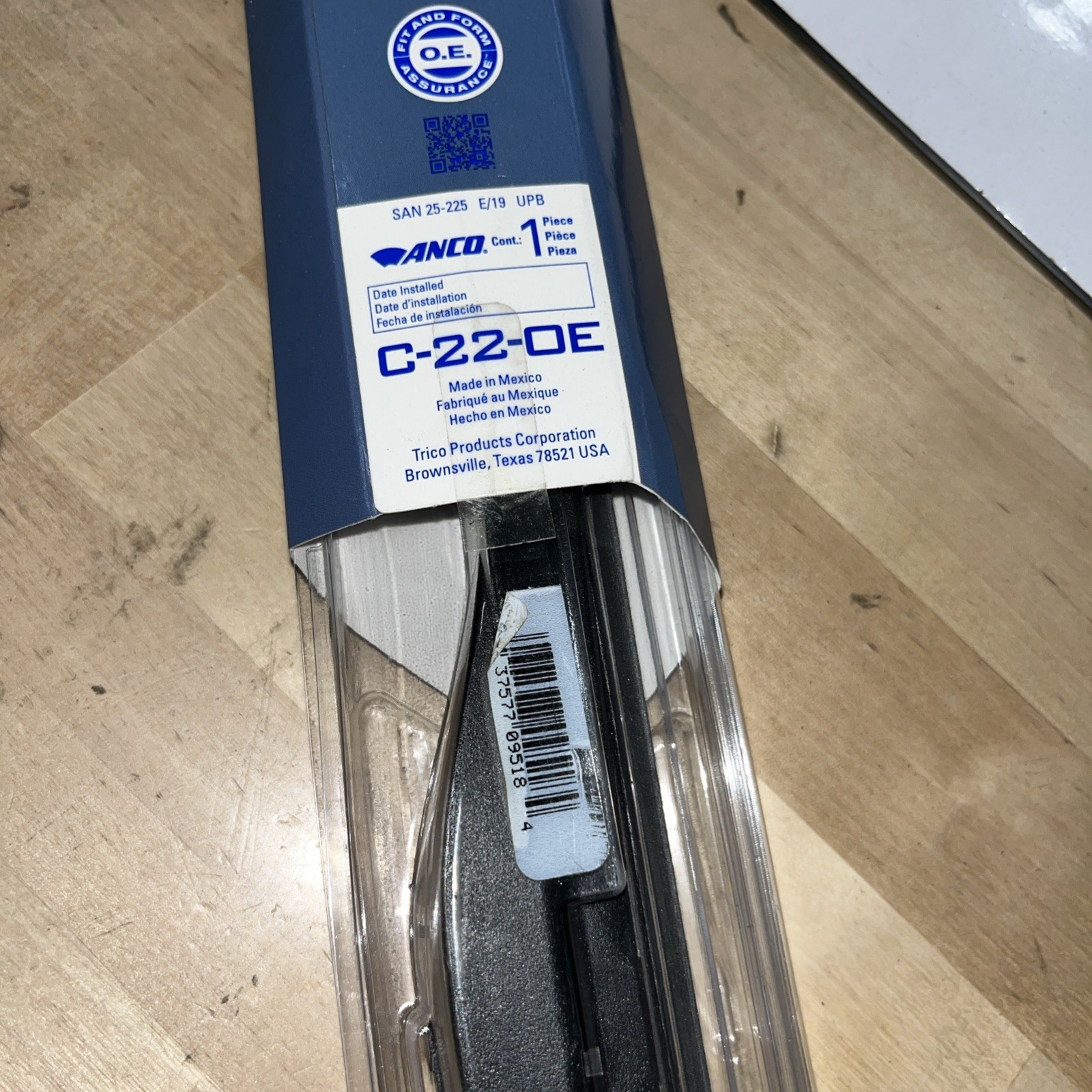 Windshield Wiper Blade-Coupe Anco C-22-OE - Image 5