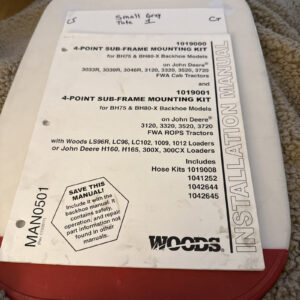 Woods 4 Point Sub Frame Mounting Kit Installation Manual Man0501 1019000