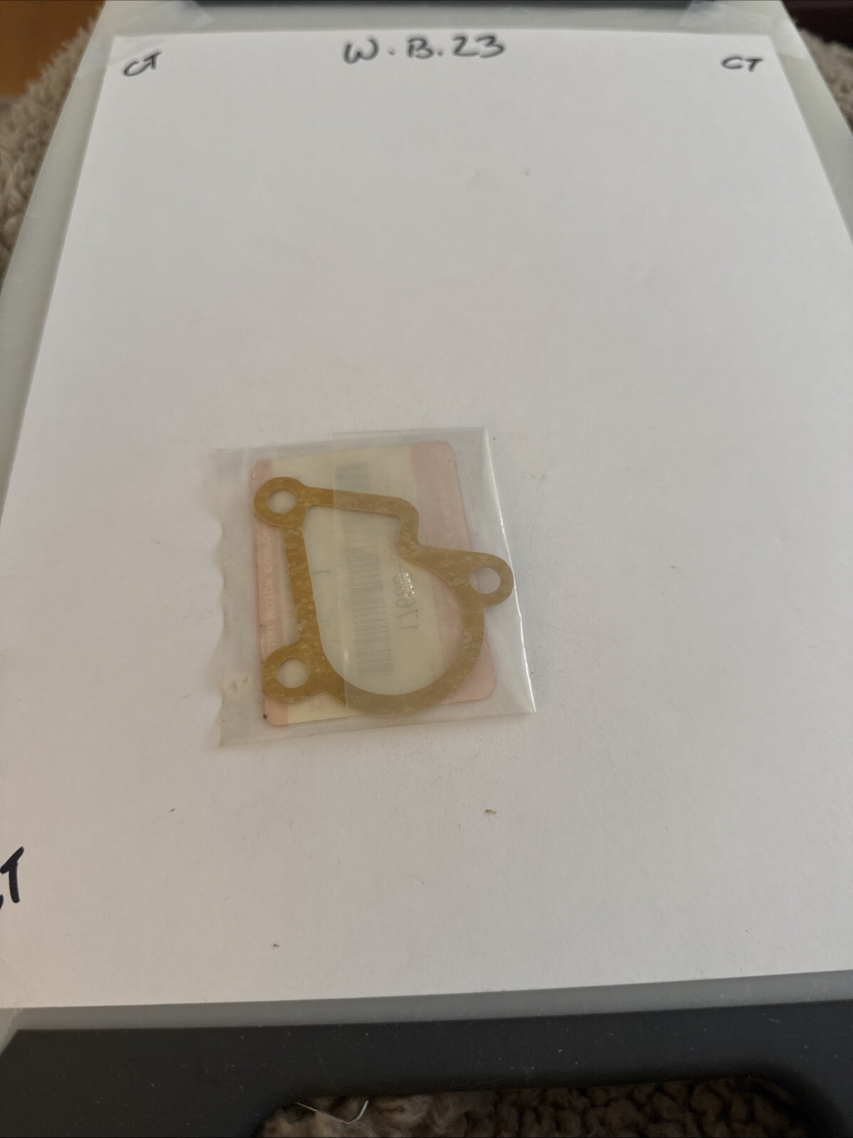 Z11 Suzuki Marine 17685-89E10 Thermostat Cover Gasket OEM New Factory Boat Parts - Image 3