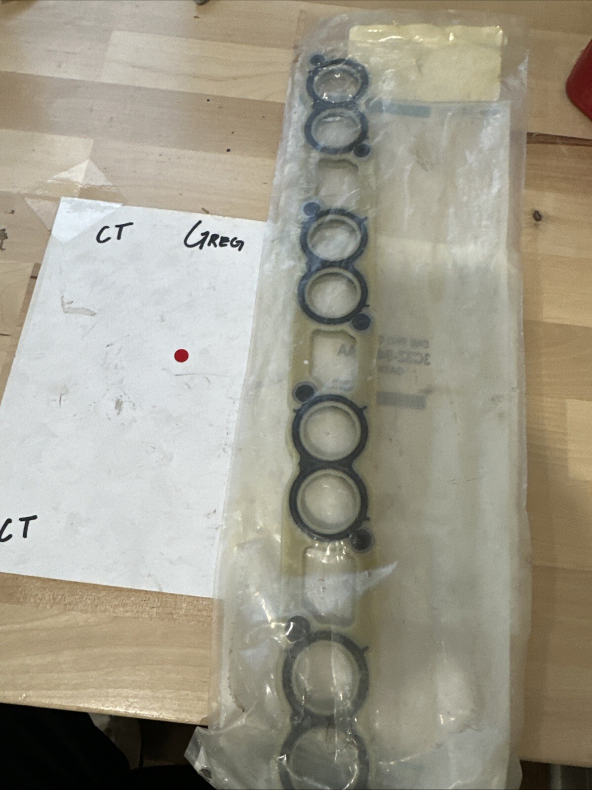 03-10 OEM Ford 6.0L-6.4L Ford Powerstroke Intake Manifold Gaskets 3C3Z-9439-AA - Image 3