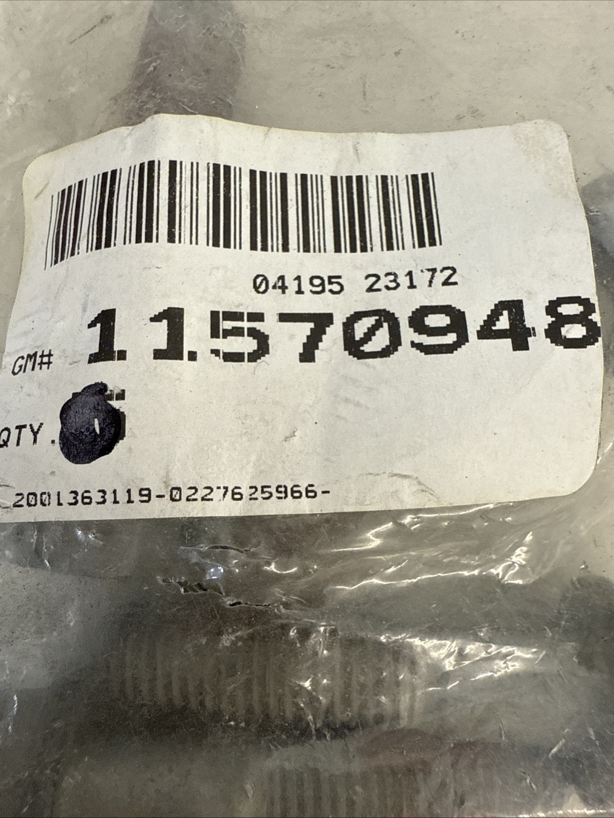 (1) 11570948 AC Delco Bolt Chevy Coupe Chevrolet Blazer Camaro GMC Sold Seperat - Image 4