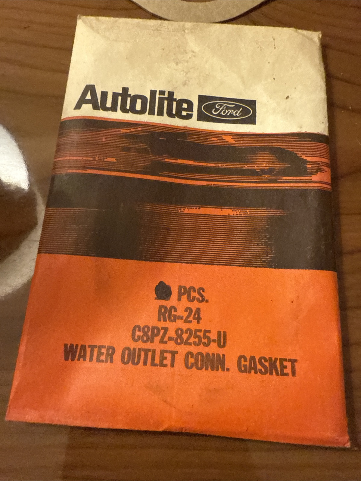 (1) FORD C8PZ-8255-U WATER OUTLET CONNECTION GASKET. - Image 3