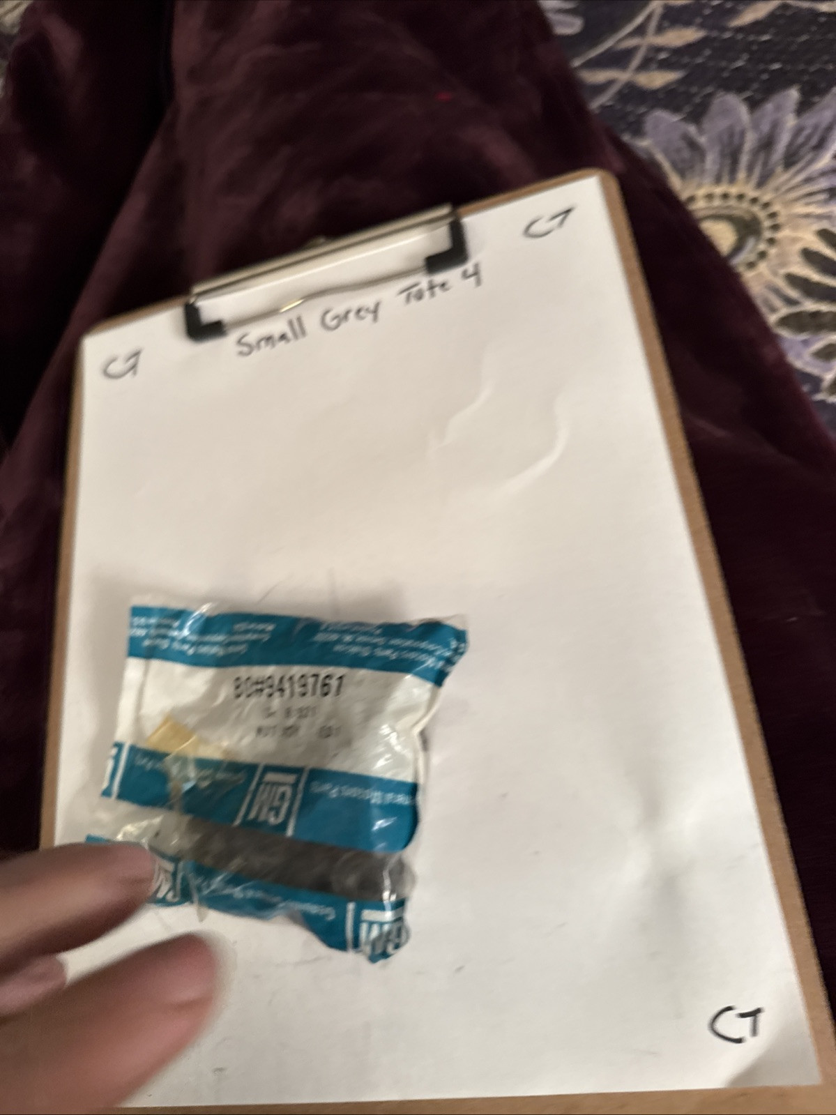 (1) GM 9419761 Nut Assembly Corvette Sold Individually Emblem Nuts