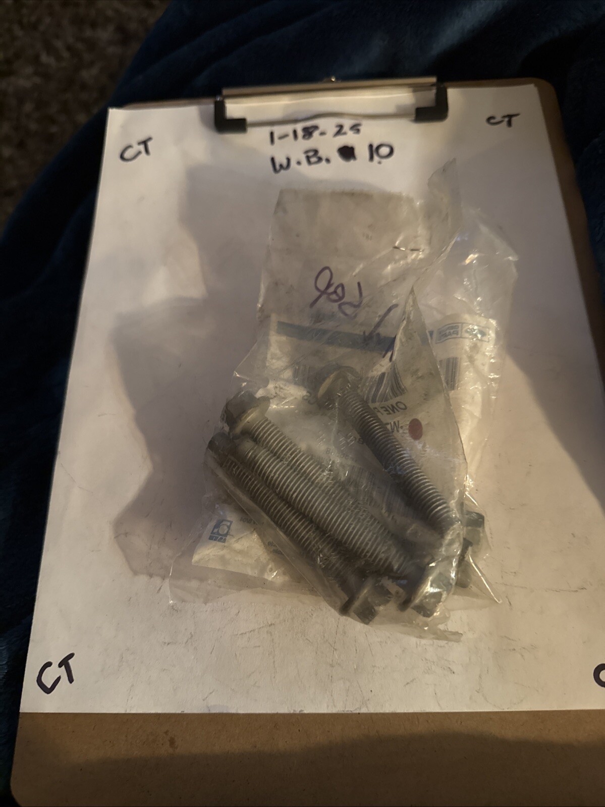 (1) Genuine Ford Bumper Bolt W718177-S439 Sold Individually - Image 3