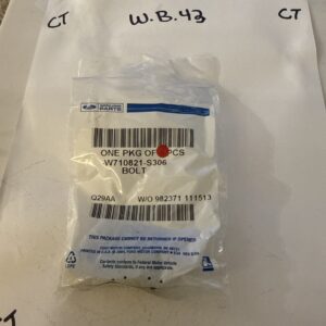 (1) Genuine Ford OE Bolt W710821S306 Sold Individually