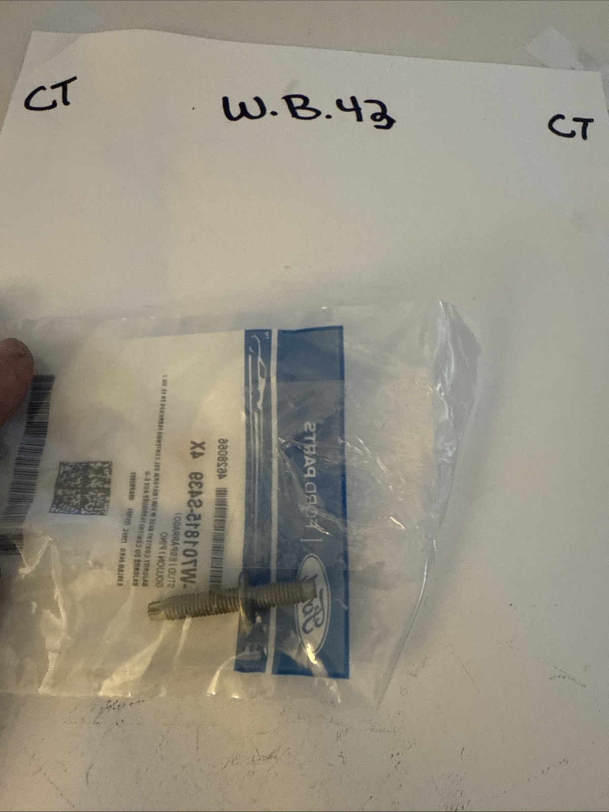 (1) Genuine Ford Radiator Mounting Studs W701815-S439 Sold Individually - Image 3