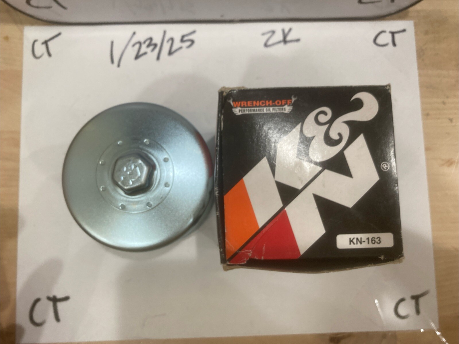 1 NEW Genuine K&N BMW Motorcycle Performance Wrench Off Oil Filter Part KN-163 - Image 3