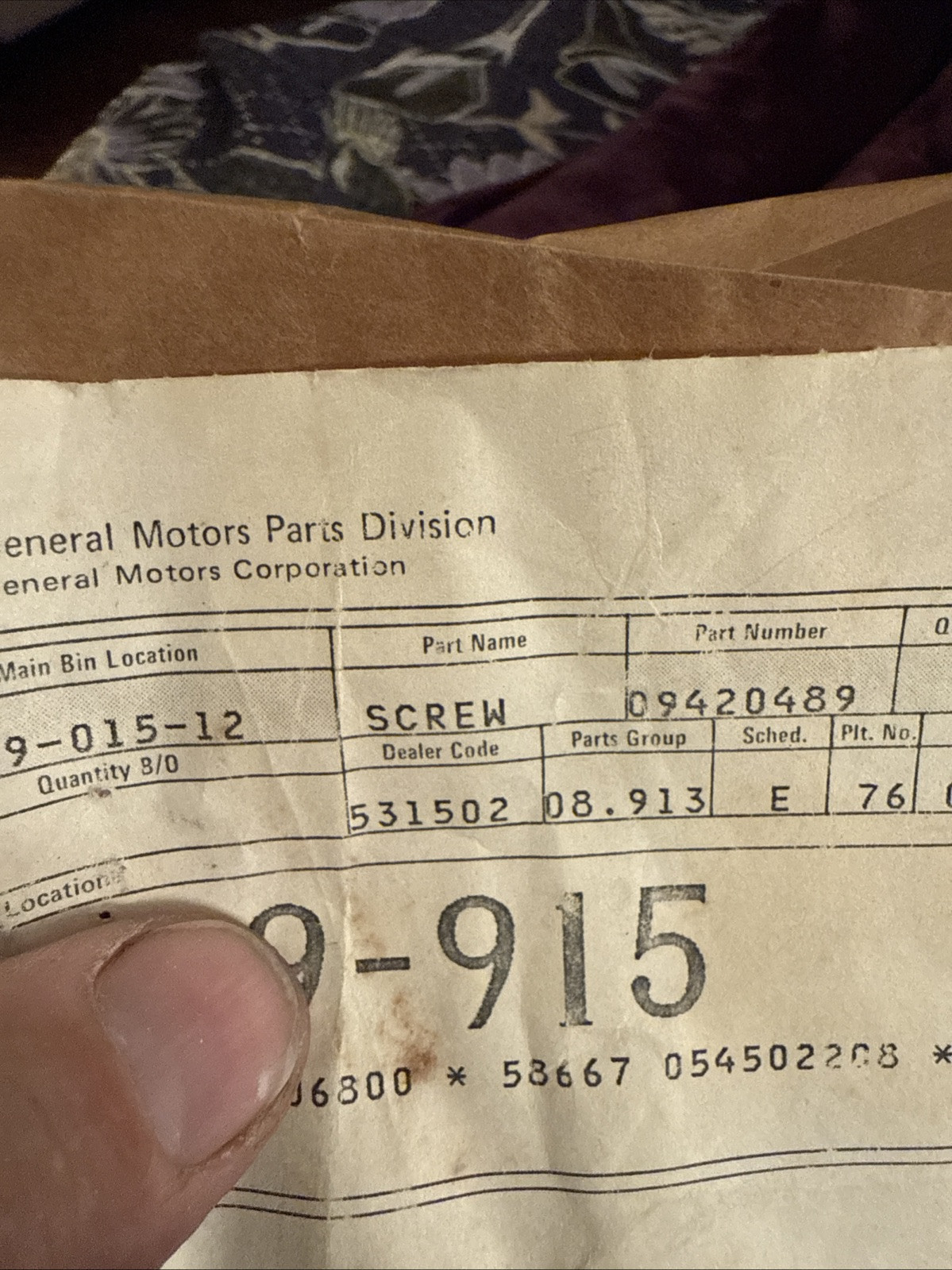 1 NOS GM 1970-1972 CHEVELLE GTO 442 GS CUTLASS ALTERNATOR/GENERATOR BRUSH SCREWS - Image 3