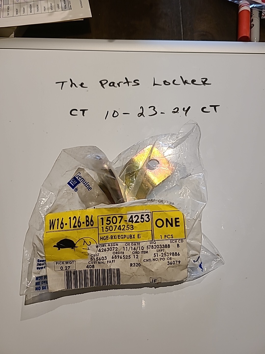 1 - New Genuine OEM OE GM Tailgate Hinge Bracket Left Chevy Silverado GMC Sierra