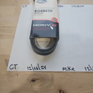 (1-Pk) Gates Micro-V Serpentine Drive Belt K040438