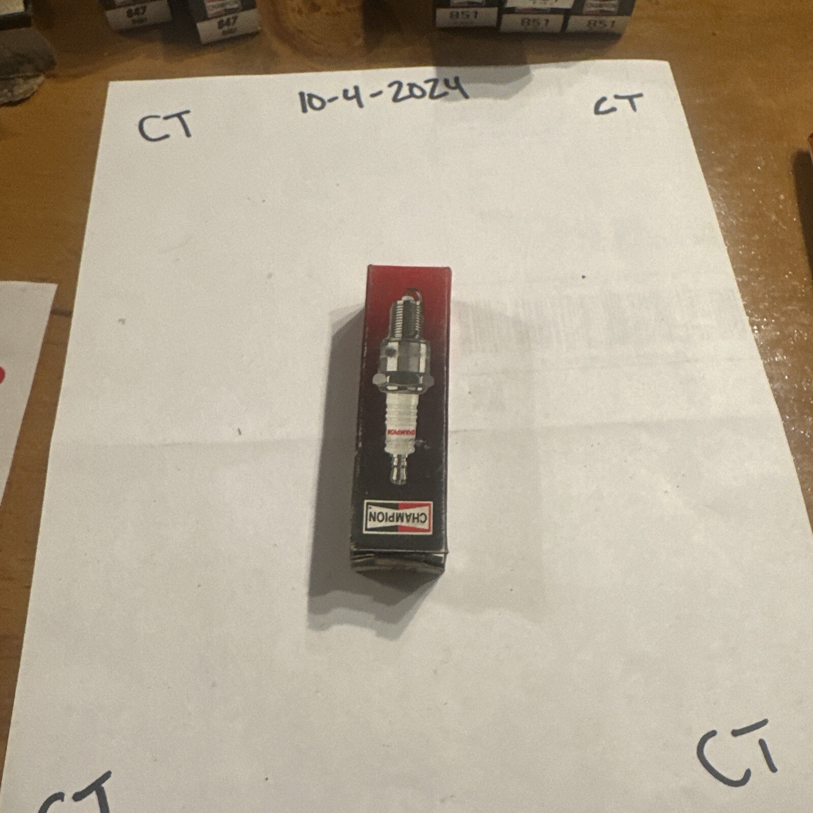 129 RF10C Champion Copper Plus Spark Plugs Made In USA - Image 3