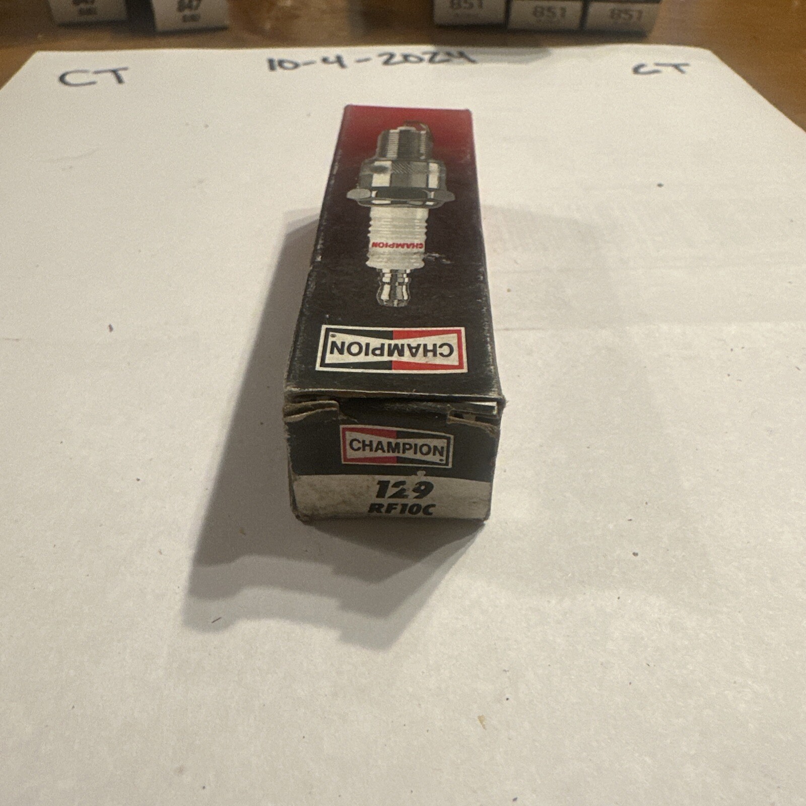 129 RF10C Champion Copper Plus Spark Plugs Made In USA