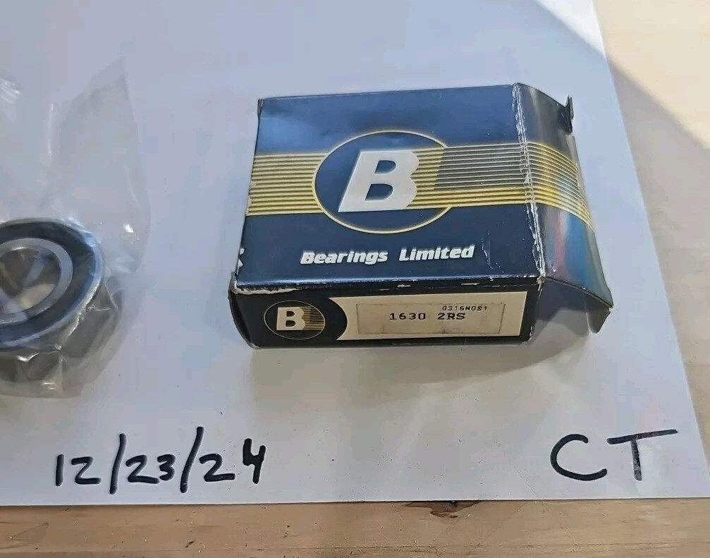 1630-2RS Ball Bearing Rubber Sealed 3/4" x 1-5/8" x 1/2" (Qty 1) - Image 4