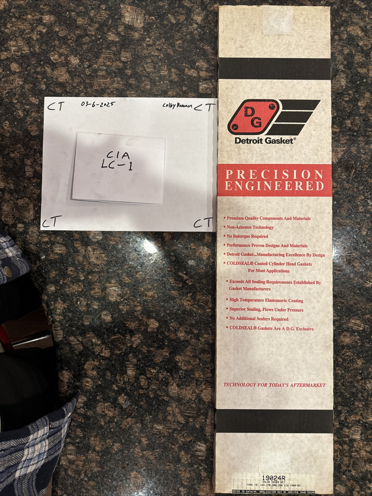 19024R Detroit Gasket Automotive Engine Valve Cover Gasket VS707