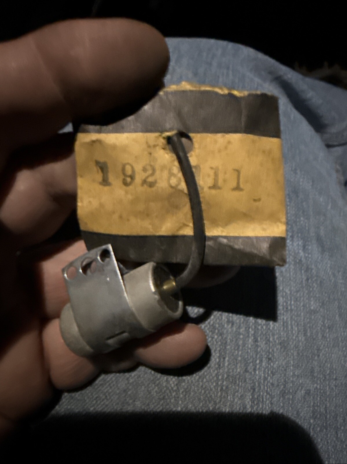 1928111 DELCO CAPACITER Vintage Nos OEM Gm Condenser