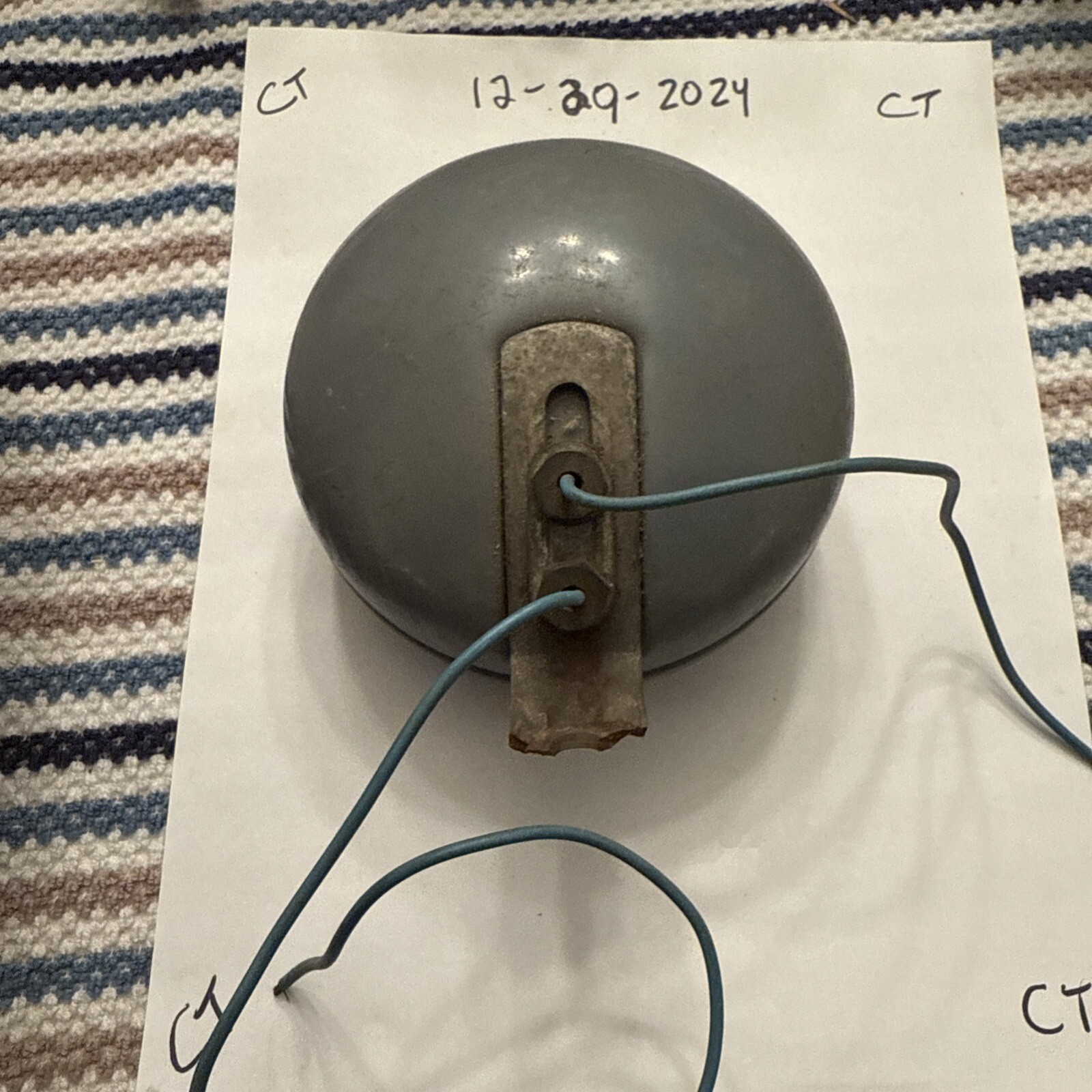 1930's GM Coupe/Sedan Head Lamp Housing - 6 volt - Used (Could be older) - Image 3