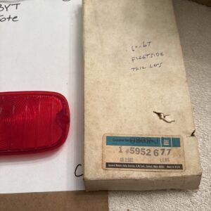 1960 - 1963 - 1966 Chevrolet Pickup Taillight Lens GM # 5952677 New Old Stock