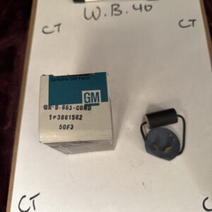 1964 1965 1966 1967 Corvette NOS Turn Signal Condenser Capacitor GM# 3861562