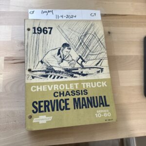 1967 CHEVROLET TRUCK 10-60 OEM CHASSIS SERVICE MANUAL DEALER SHOP REPAIR BOOK