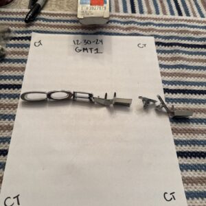 1968-1973 Corvette Rear Letters Set  NEW  (OEM)  GM #3927979