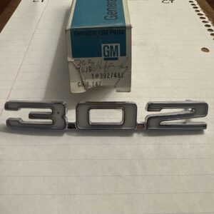 1968 Camaro 302 Front Fender Emblem NEW GM  3927481 LH See Pics Nos OEM