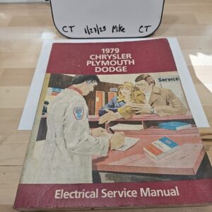 1979 Chrysler Plymouth Dodge Electrical Service Manual
