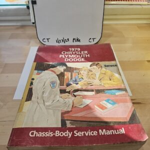 1979 chrysler plymouth dodge chassis body service manual