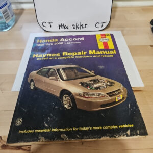 1998-2002 Honda Accord Haynes Repair manual 42014