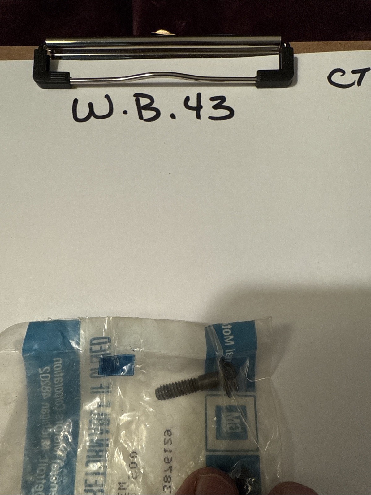 (1)Genuine GM Voltage Regulator Screw Chevelle SS Corvette GTO Judge Lemans OEM - Image 3