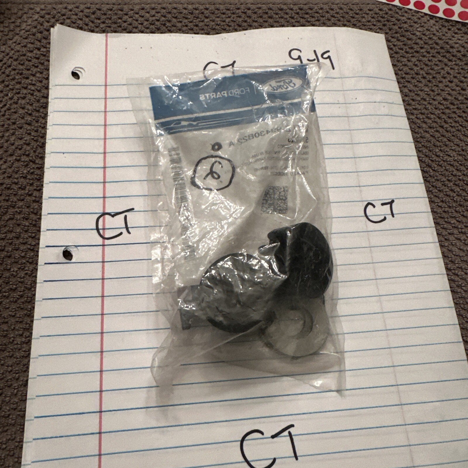 (2) Genuine Ford Roller Assembly Insert E7TZ-99430B22-A - Image 3