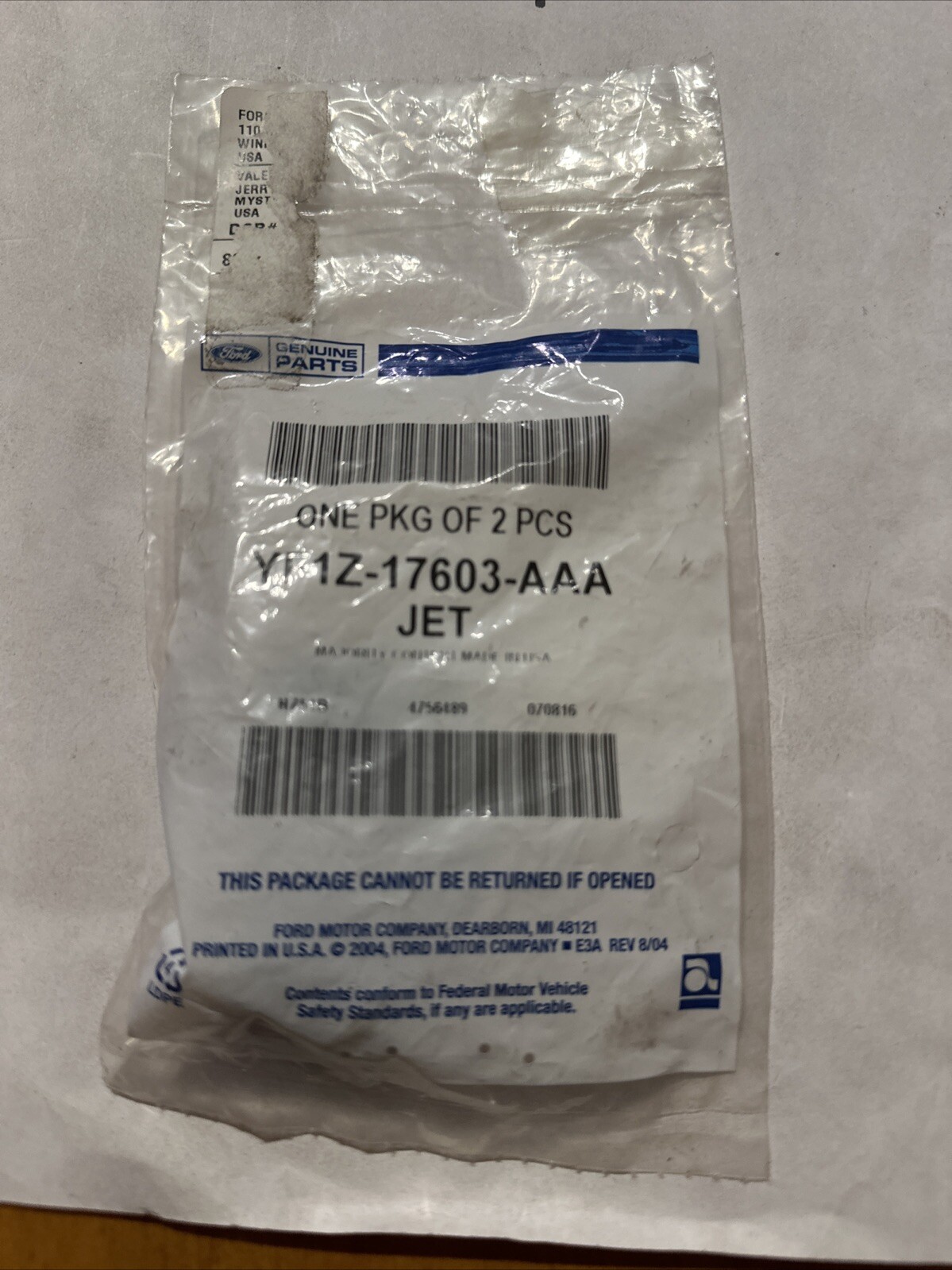 (2) NEW OEM Genuine Ford Washer Nozzle YF1Z-17603-AAA