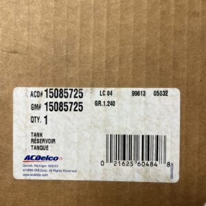 2001-2007 LB7 LLY LBZ 6.6L GM Duramax Coolant Reservoir ACDelco 15085825