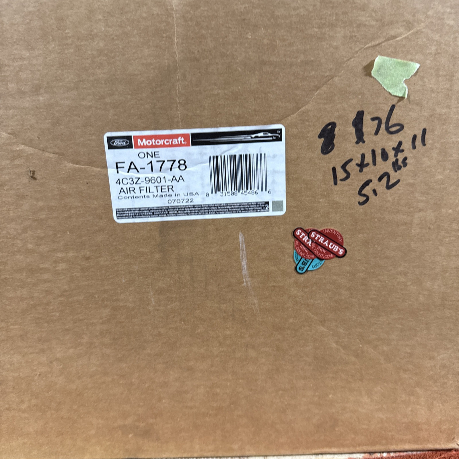 2003-2007 6.0L Ford Powerstroke Diesel OEM Motorcraft FA-1778 Air Filter (3474) - Image 3