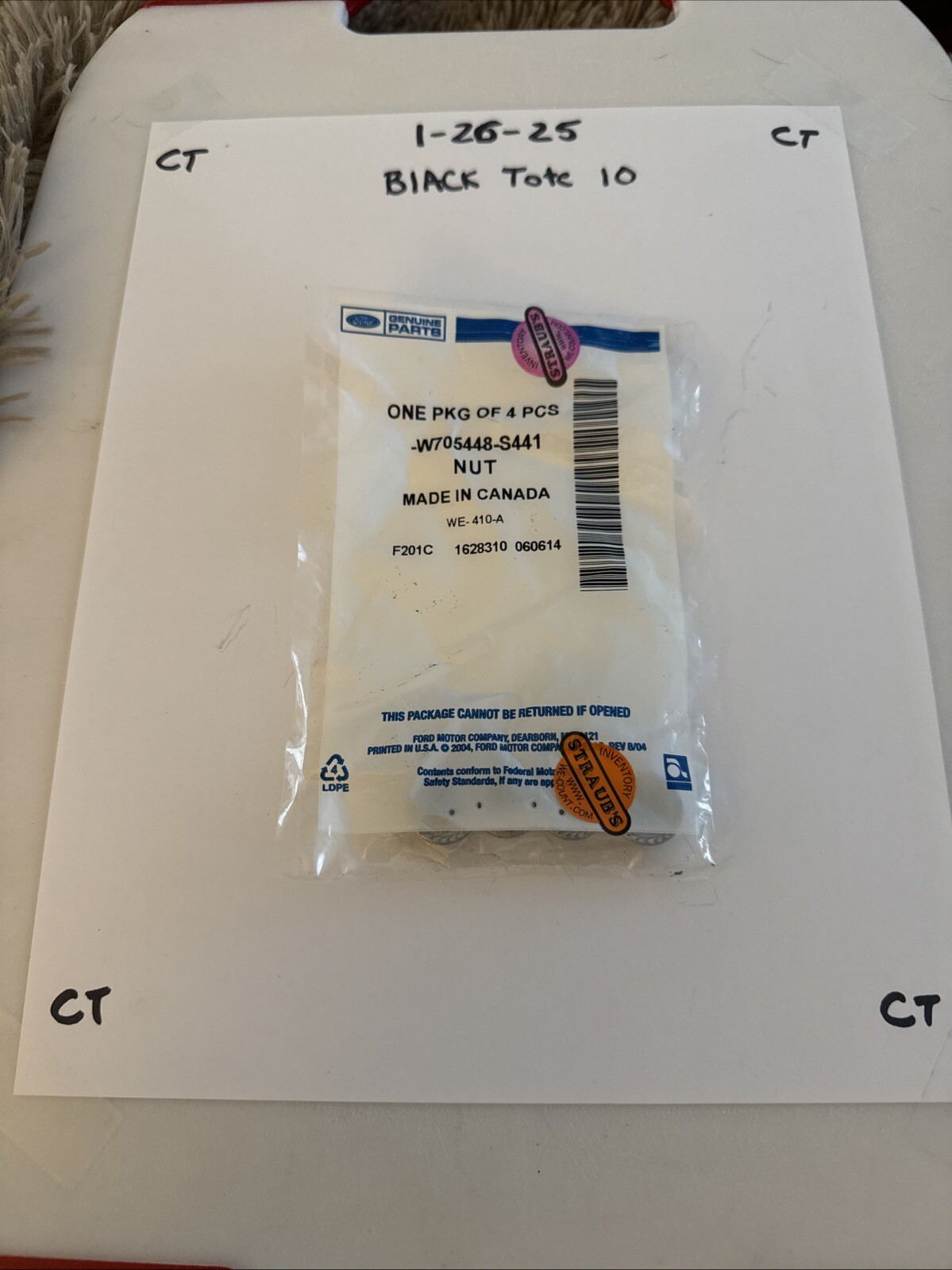 2004-2019 Ford W705448-S441 Nut OEM 5277