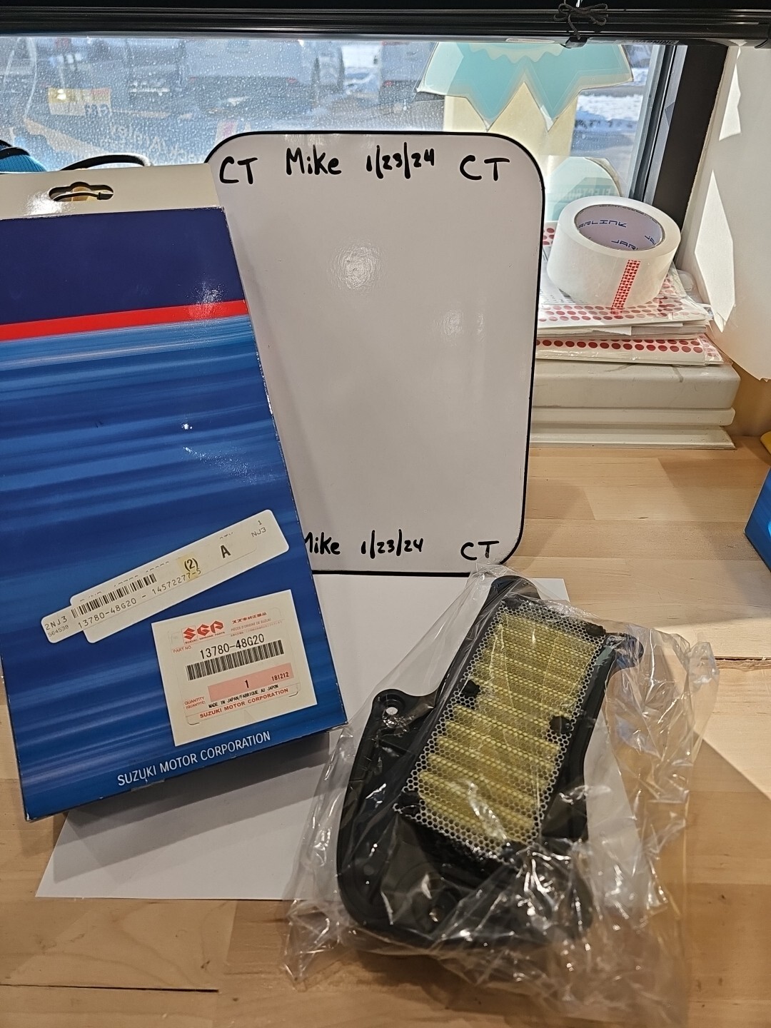 2008 - 2021 SUZUKI BOULEVARD M109R VZR GENUINE AIR FILTER CLEANER 13780-48G20