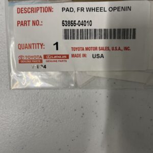 2015-2023 Toyota Tacoma Wheel Opening Pad Front - 53855-04010