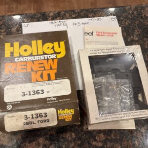 3-1363 Holley Rebuild Kit Ford Carburetor Model 2150