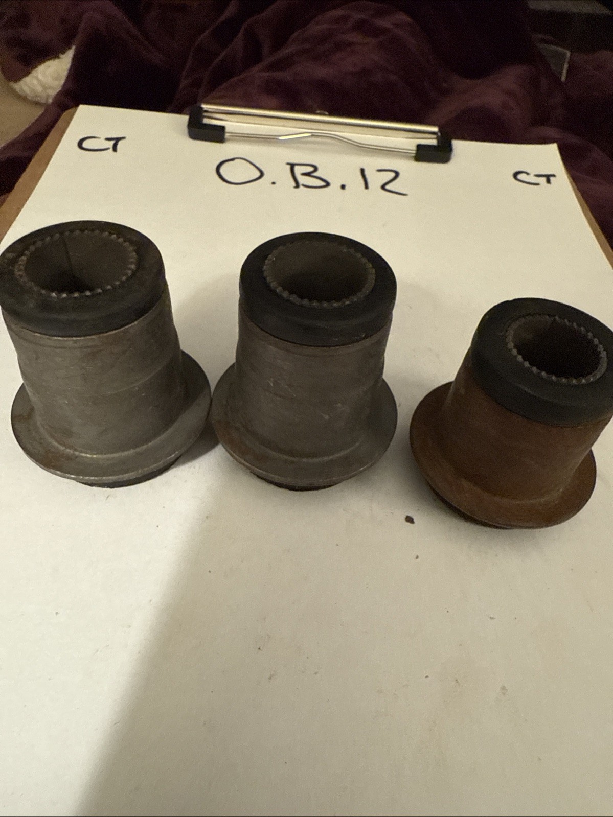 (3) Vintage OEM NOS Genuine GM 3714368 Lower Ctrl Arm bushings 1963-82 Corvette - Image 3