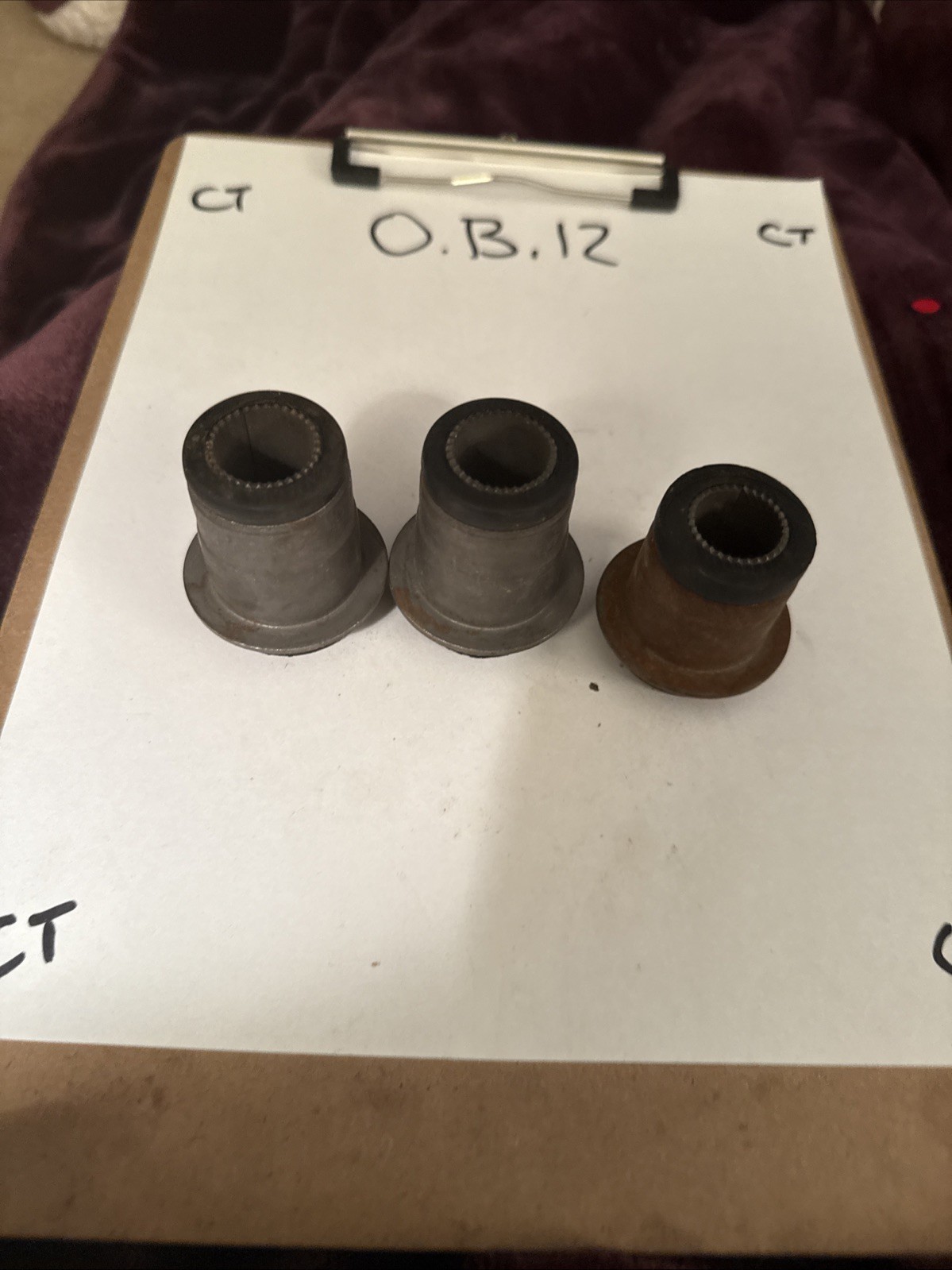 (3) Vintage OEM NOS Genuine GM 3714368 Lower Ctrl Arm bushings 1963-82 Corvette