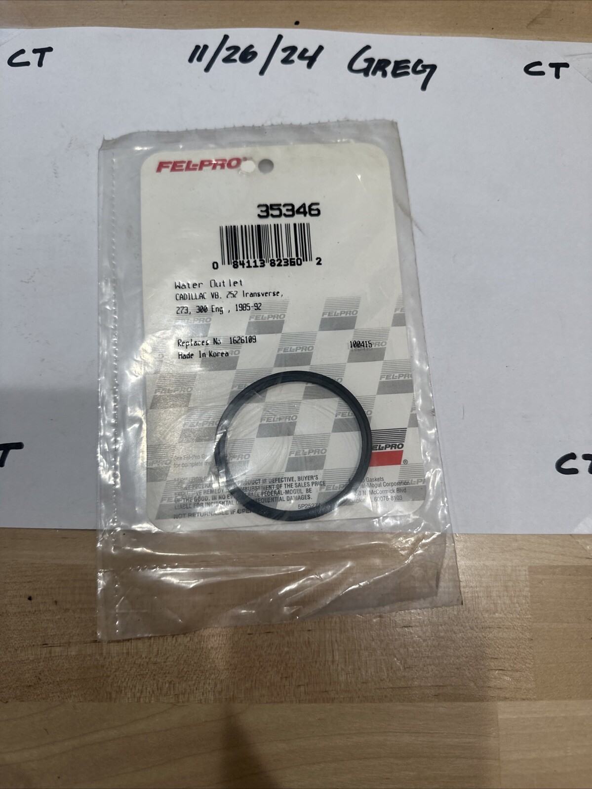 35346 Fel-Pro Engine Thermostat Coolant