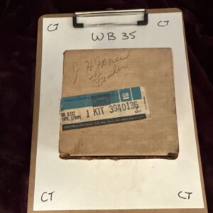 3940136 Fender Stripe RH 68 Camaro SS Black Body Decal